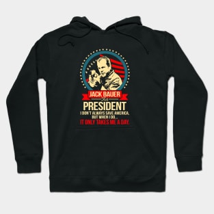 Jack Bauer For President Hoodie